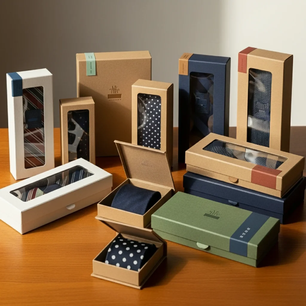 Custom Tie Boxes | Luxury Tie Packaging Boxes Wholesale